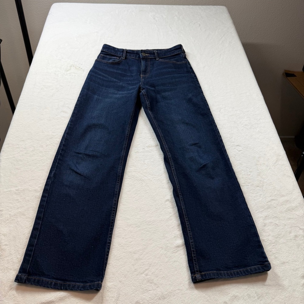 Treasure & Bond Relaxed Fit Jeans Girls 12 Blue Good Dark Wash TB499871BB